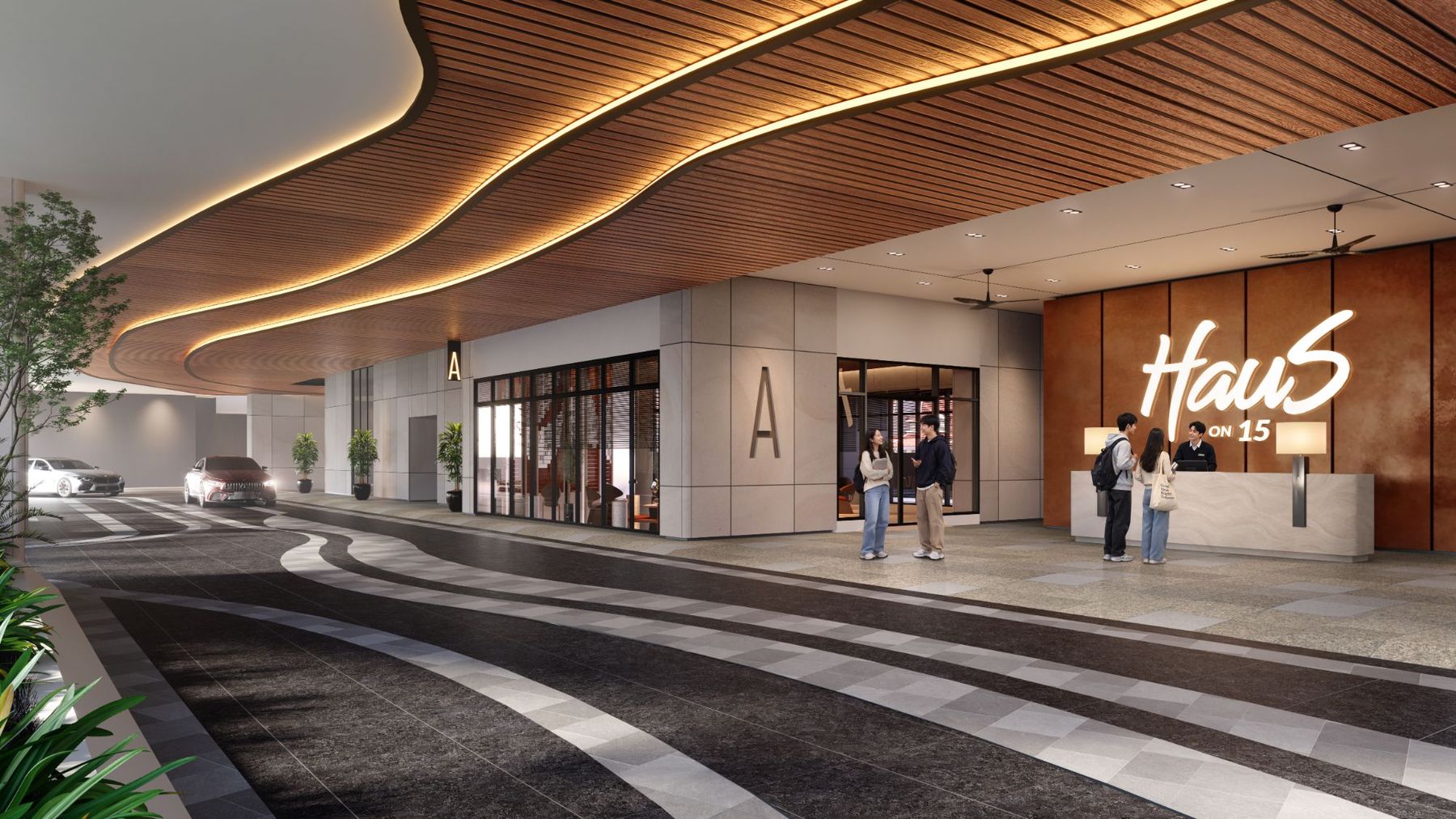 Grand arrival lobby
