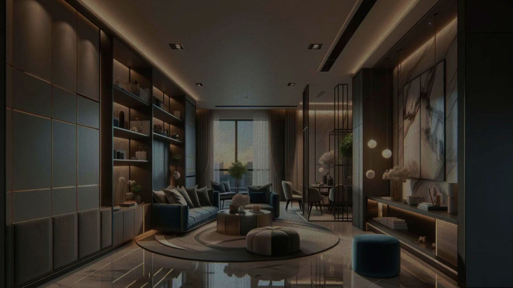 SS15 Residences interior living space — artist's impression